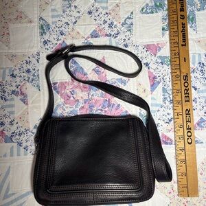 Liz Claiborne Black Leather Handbag
